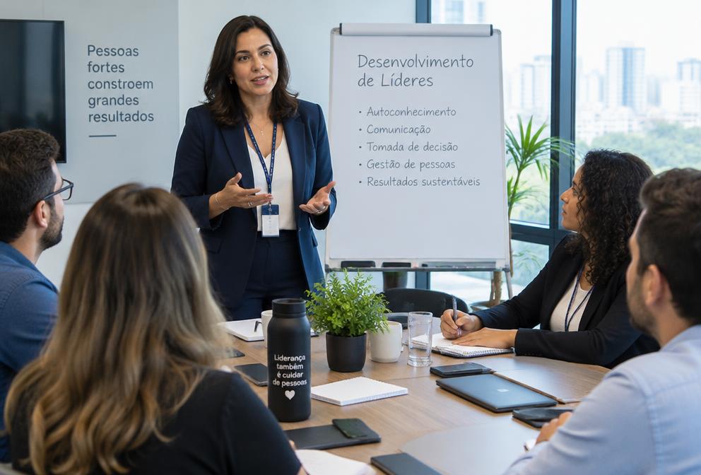 Case: Formação de líderes e aumento das promoções internas.